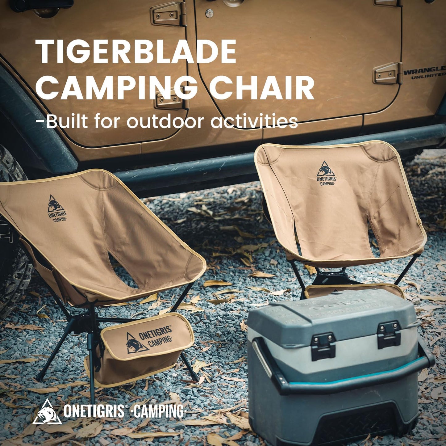 ONETIGRIS Tigerblade Camping Chair, Lightweight Folding Backpacking Hiking Chair, Compact Portable