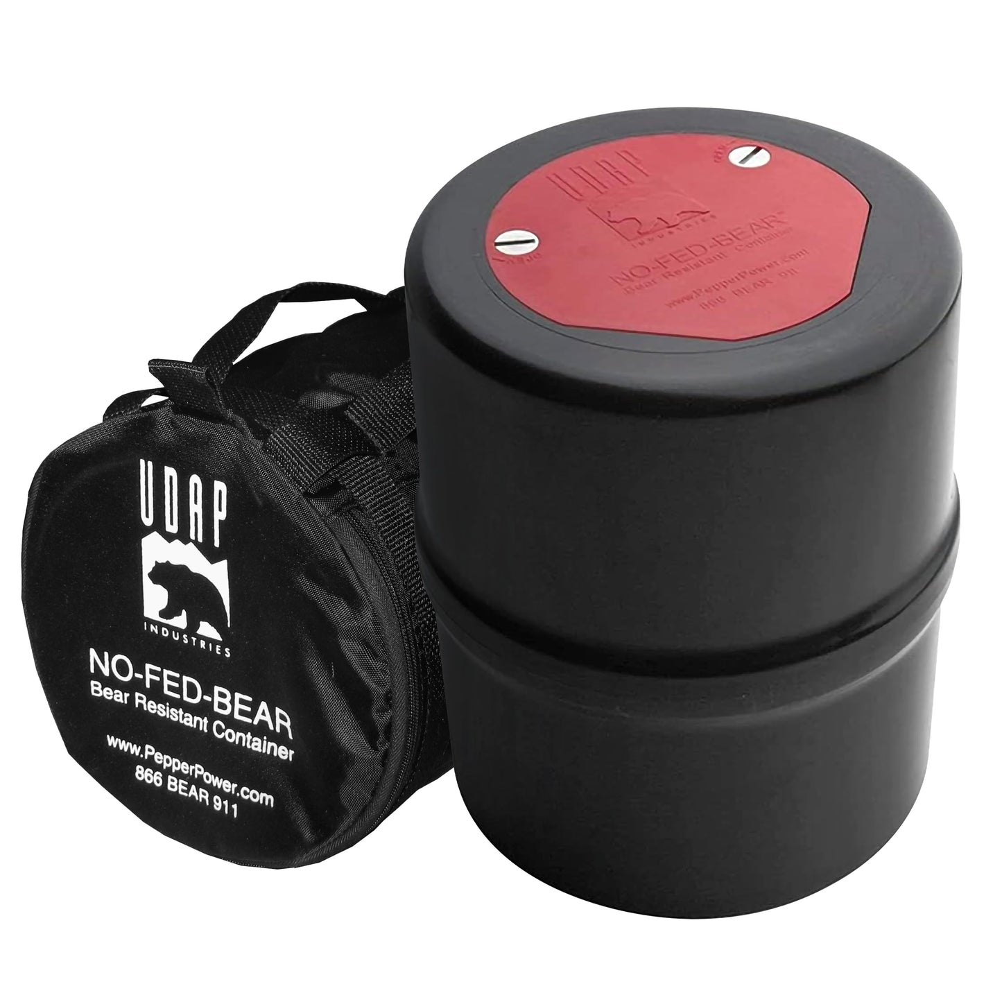 NO-FED-BEAR UDAP Bear Resistant Canister, Hiking Camping Backpacking Hunting Food Storage Container