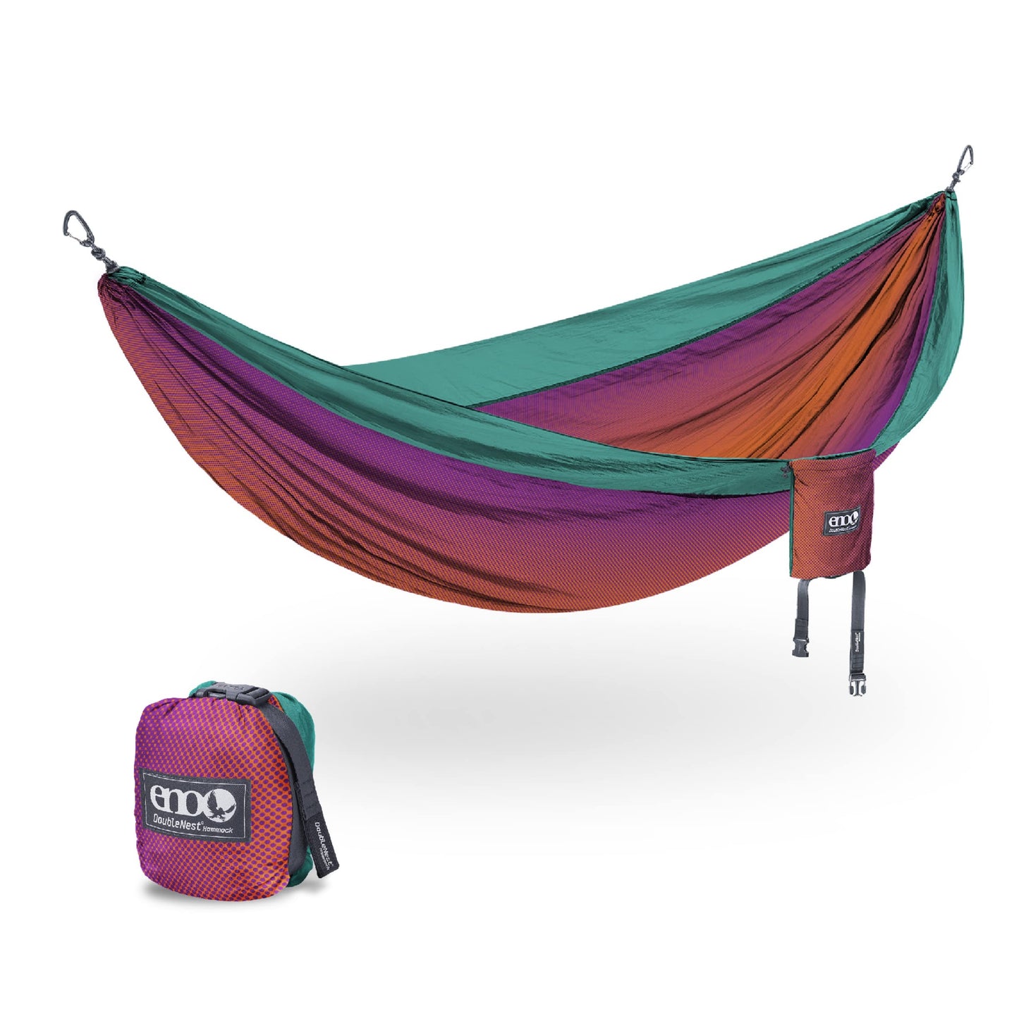 ENO DoubleNest Hammock - Lightweight, Portable, 1 to 2 Person Hammock - for Camping, Hiking