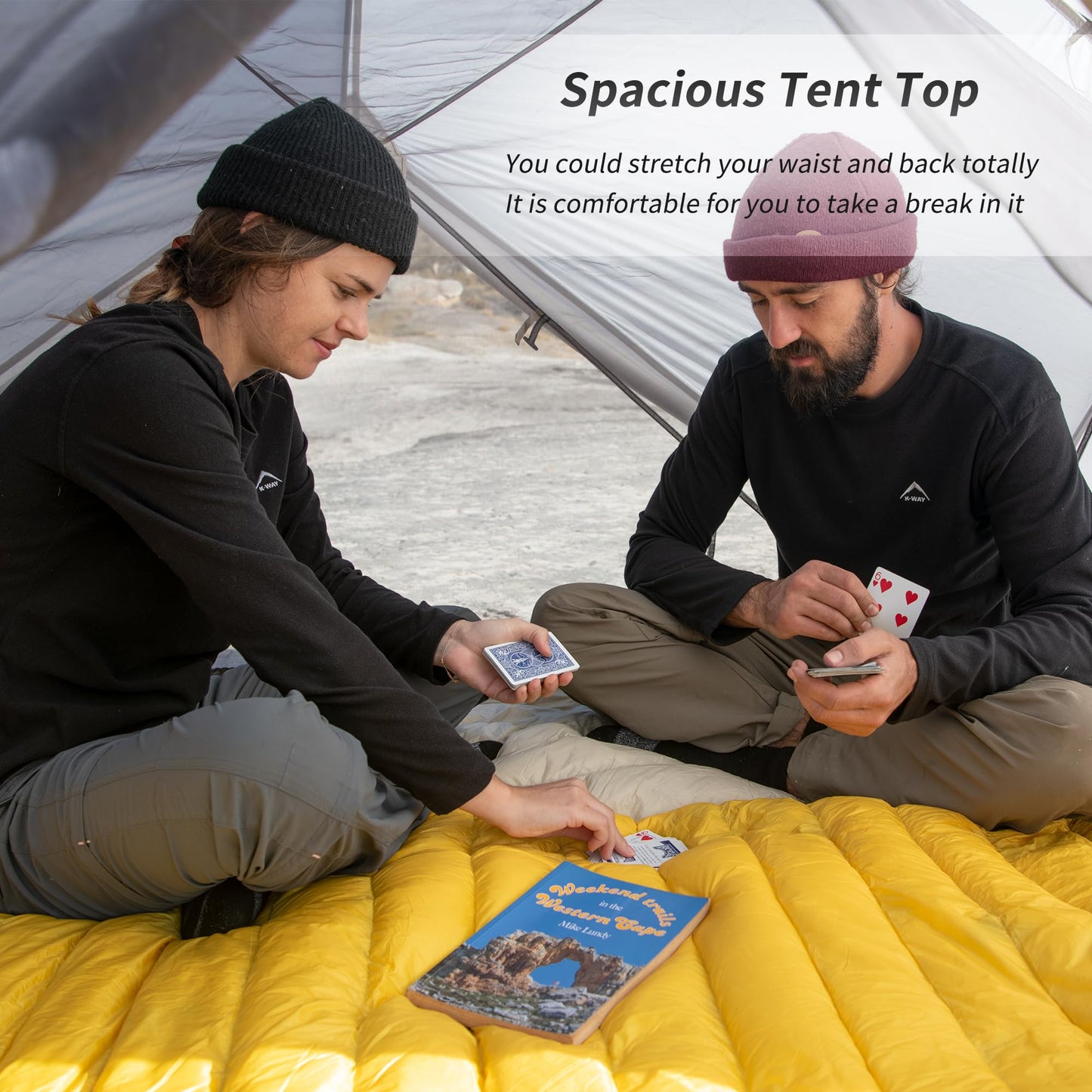Naturehike Mongar 2 Person Backpacking Tent, 3 Season Camping Tent Ultralight Double Layer Free