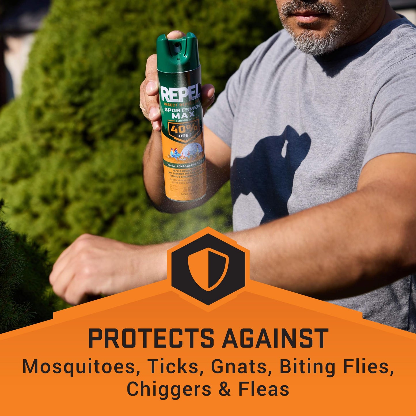 Repel Sportsmen Max Mosquito & Insect Repellent 6.5 Oz, 40% DEET, 3 Pack