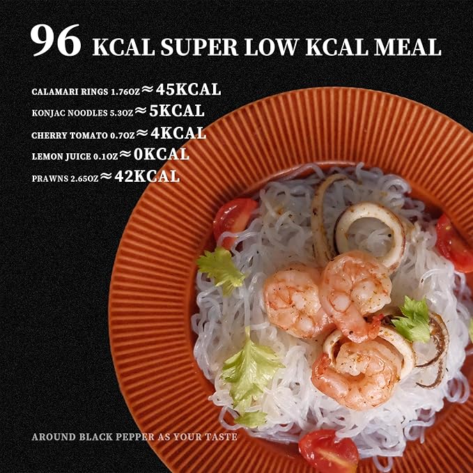 YUHO Shirataki Konjac 8 Pack Inside, Vegan, Gluten Free, Fat-Free, Keto Friendly, Low Carbs 53.61 Oz (1520 g)
