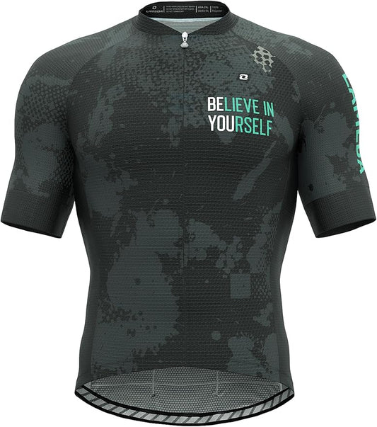 LAMEDA Men's Cycling Jersey Breathable Lightweight Bike Jersey Short Sleeve Quick Dry Moisture Wicking Biking Shirts