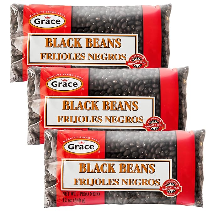 Grace Dried Beans (12 oz Bag) (Black Beans (3 Bags))