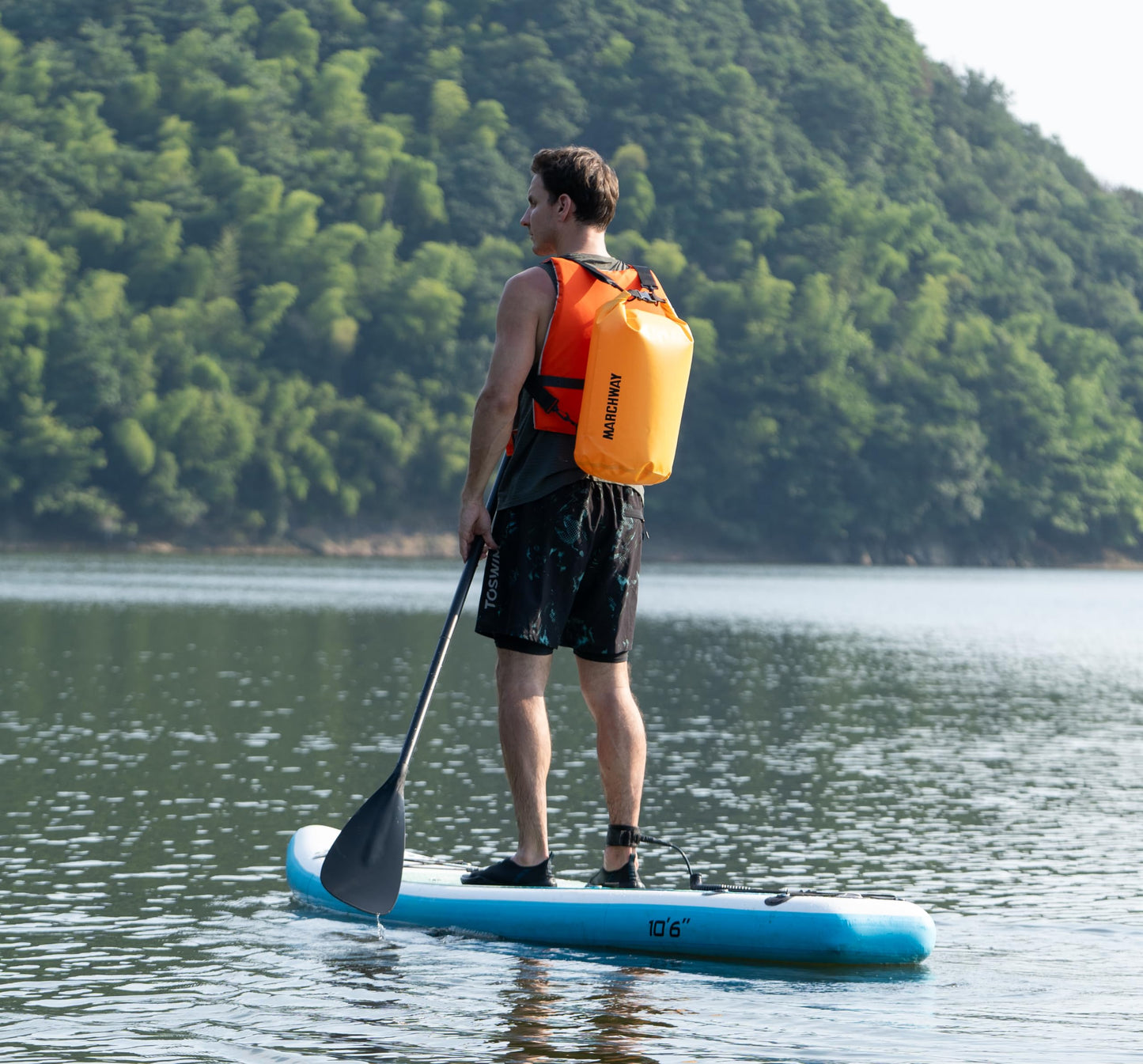 MARCHWAY Floating Waterproof Dry Bag Backpack 5L/10L/20L/30L/40L, Roll Top Sack Keeps Gear Dry for