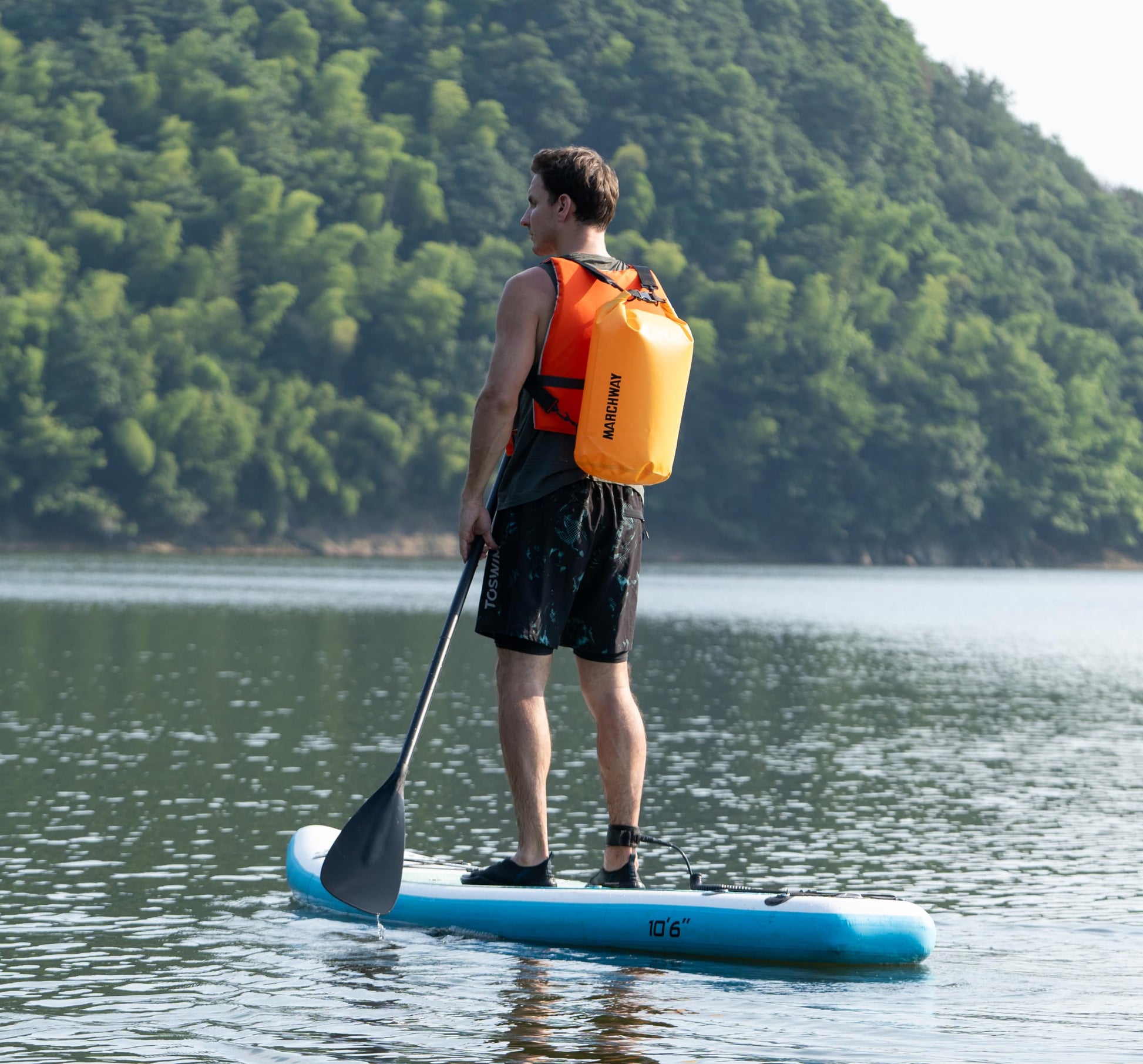 MARCHWAY Floating Waterproof Dry Bag Backpack 5L/10L/20L/30L/40L, Roll Top Sack Keeps Gear Dry for