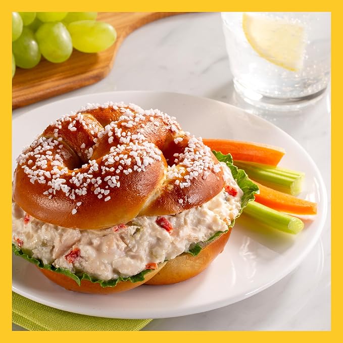 StarKist Chicken Creations "Big Size" Chicken Salad, 5 oz Pouch (1 Pack) Ready to Eat Premium White Meat Chicken, 19g Protein Per Serving, Gluten Free, Soy Free, Perfect for Salads, Meals and Snacks