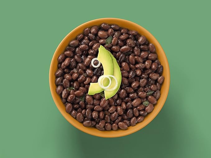 Fillo's Cuban Black Beans - Ready to Eat Beans, Gluten-Free, Preservative-Free, Microwavable Meals, Non-GMO, Plant Protein, Vegan Beans, 10 oz Pk of 6