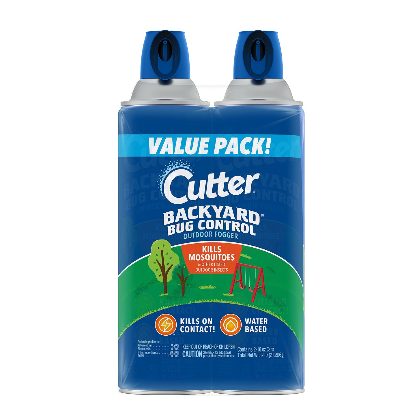 Cutter Backyard Bug Control Outdoor Fogger 16 Oz, 2 Pack
