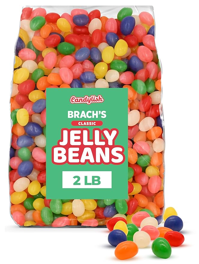 Classic Jelly Beans ??2 LB Bulk Candy Bag ??Assorted Fruit Flavors ??Individually Wrapped ??Party Favors, Candy Bowl, Easter Treats, Birthday & Holiday Candy