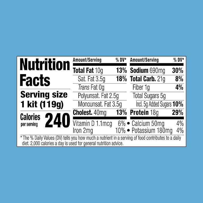 StarKist Lunch-To-Go Tuna Creations, Lemon Pepper Tuna Salad Kit - 4.2 oz Kit, 12 Pack