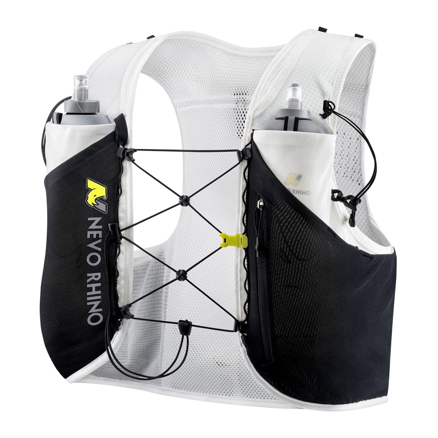 N NEVO RHINO 5L Running Vest, Water Vest Backpack with 2x500ml Soft Flasks