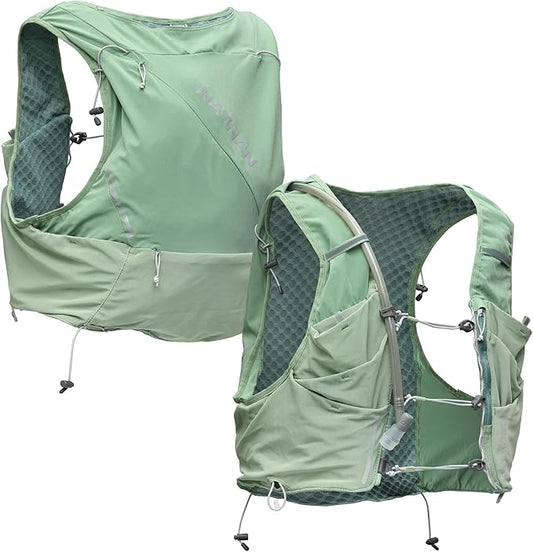 Nathan 12L Hydration Vest ??Quick-Fit Adjustments, Breathable Mesh, 1.6L Bladder, 8.8 oz, 6 Pockets, Pinnacle Pro