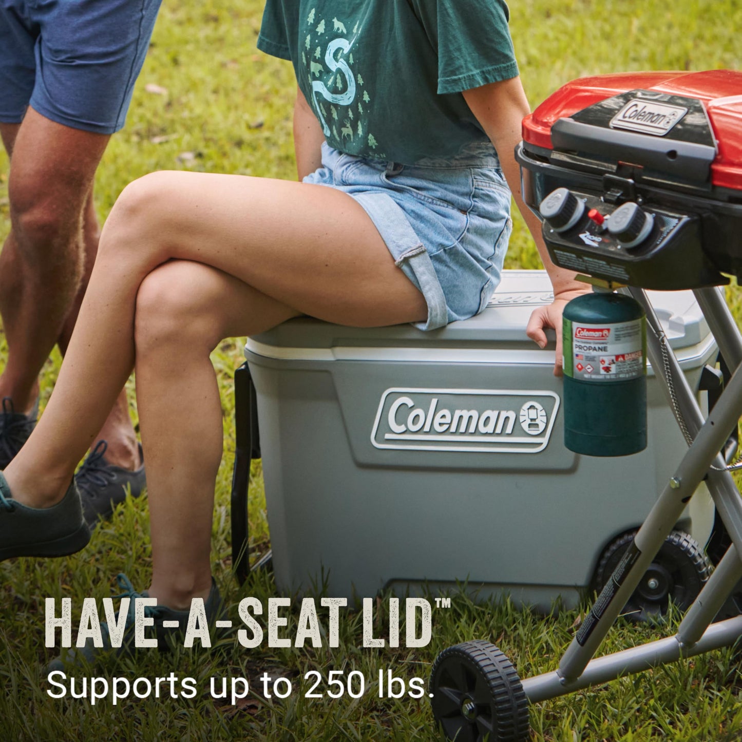 Coleman Classic Series Insulated Portable Rolling Cooler with Wheels, Leak-Resistant Outdoor Hard