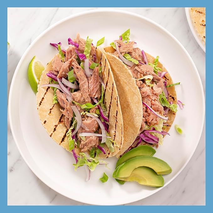 StarKist Chunk Light Tuna in Sunflower Oil, 6.4 oz Pouch (12 Pack) Ready to Eat Wild Caught Tuna, 19g Protein Per Serving, Gluten Free, Soy Free, Kosher, Perfect for Salads, Keto Meals and Snacks