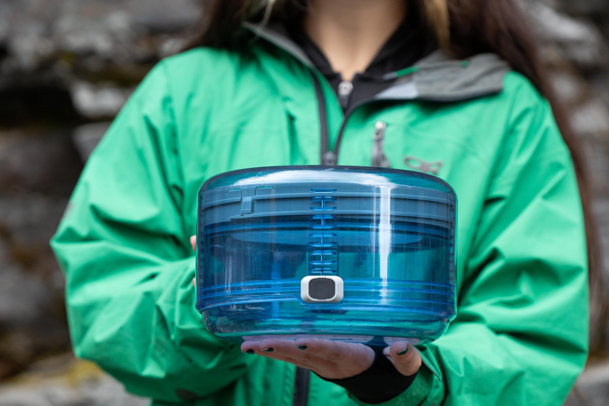 BearVault BV ONE Adjustable Bear Canister for Backpacking and Camping, Expandable & Collapsible