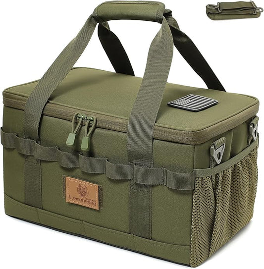 Tactical Camping Storage Bag 18L Tactical Utility Tote Bag Camping Cookware Organizer Trunk