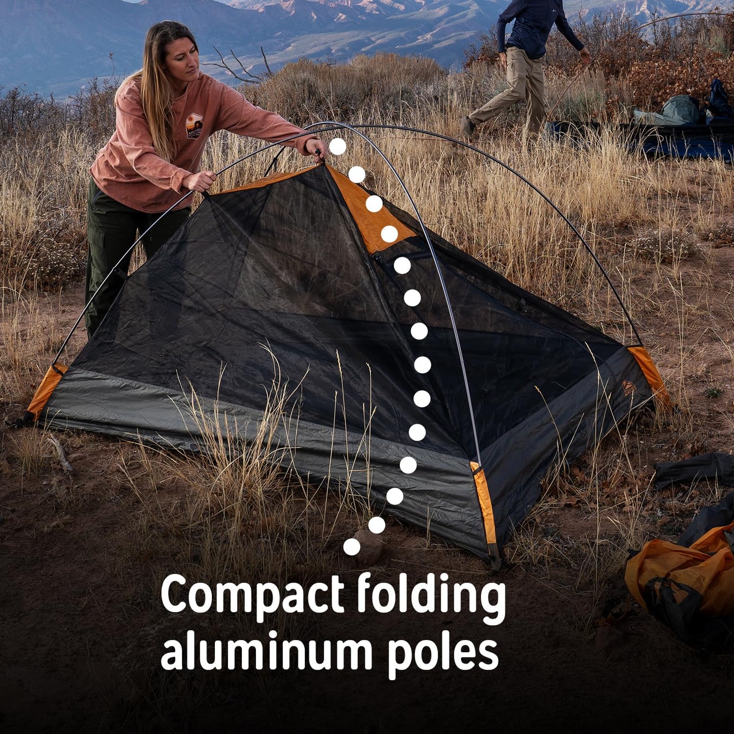 Kelty Grand Mesa 2P or 4P Backpacking Tent – 3 Season Camping, Thru Hiking Shelter, Aluminum Pole