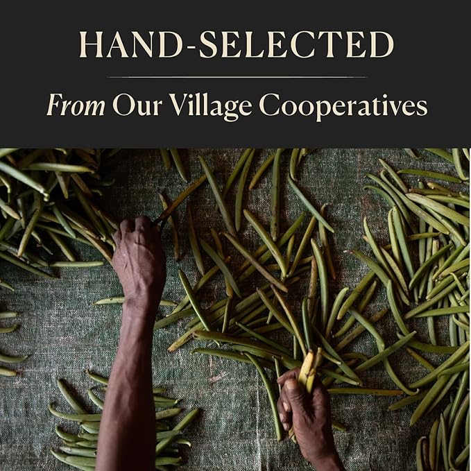 50 Organic Madagascar Whole Vanilla Beans, Grade A Vanilla Pods, Premium Vanilla Beans for Making Extract & Baking - Cook?™s