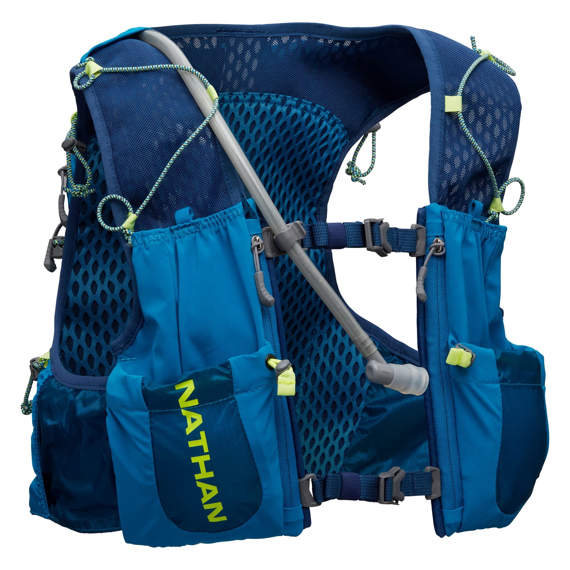 Nathan Vapor Air 3.0 7 Liter Hydration Vest w/ 2L Bladder, Air Mesh Shoulder Straps, Front Pockets