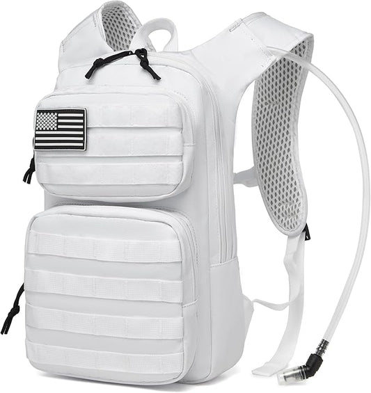 wotony Hydration Backpack with Water Bladder for Hiking Tactical Hydration Pack for Men Women Molle Water Backpack for Hiking