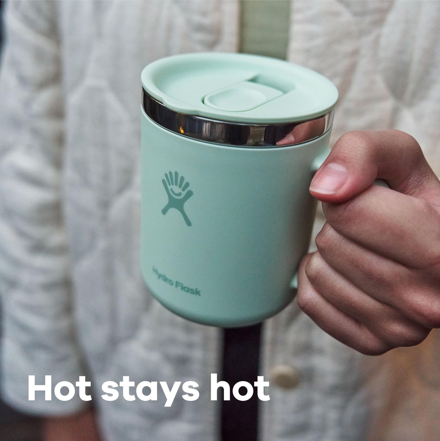 Hydro Flask Coffee Mug – Insulated Stainless Steel, Non Spill, Leak Resistant Travel Mug 12 Oz