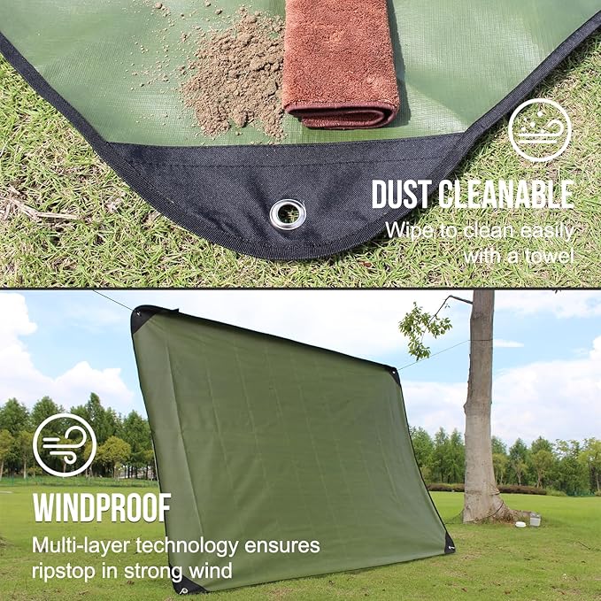 LYN Heavy Duty Emergency Blanket Survival Gear Waterproof Insulated Blanket Emergency Tarp for Camping, Hiking, Bushcraft