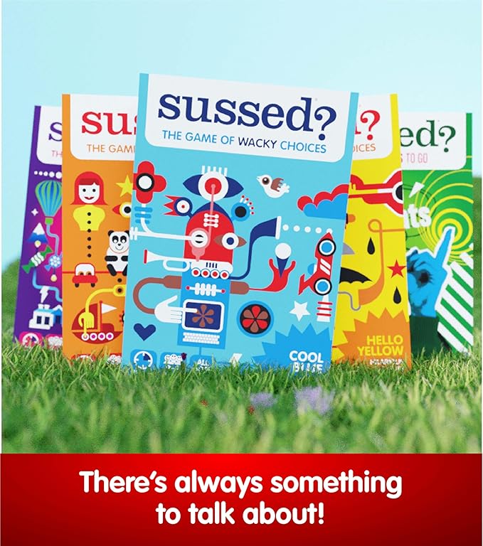 SUSSED The Wacky ?˜What Would You Do??Travel Card Game - Social Fun for Kids and Teens - Fun Boo Basket Stuffer for Families - Ages 7+ - Orange Pack