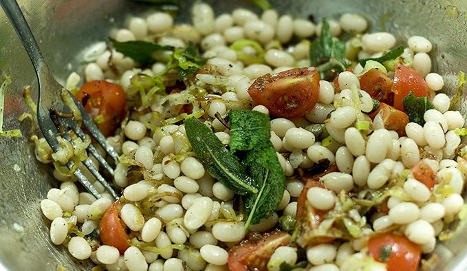 Organic Navy Beans Raw non GMO Vegan Bulk - 9LB