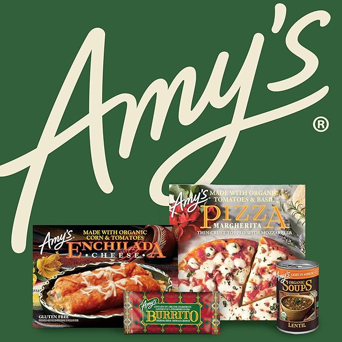 Amy's, Chili, Gluten Free, Vegetarian, Organic, Medium Spice, Jalapeño Pepper, 14.7 oz, Pack of 6