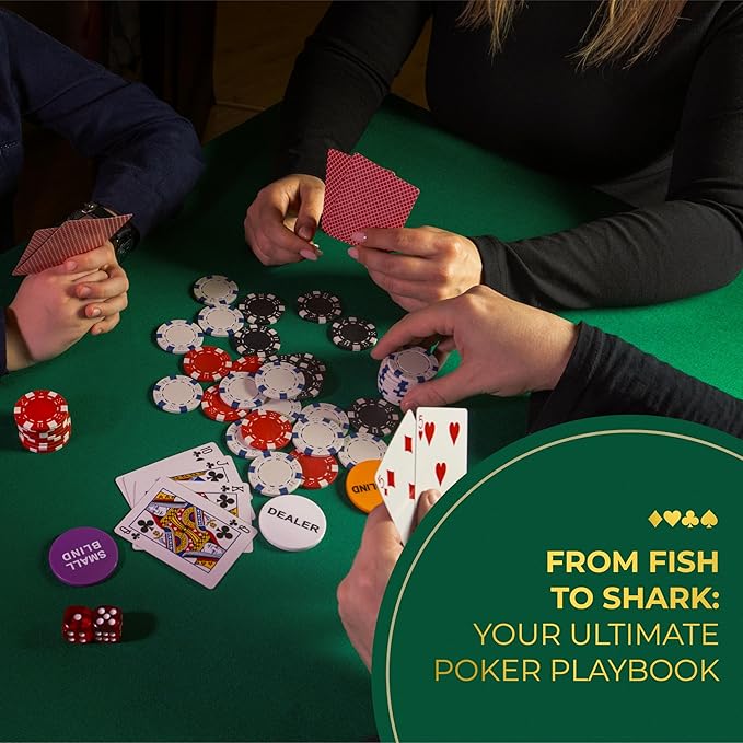 Poker Set with 300 Poker Chips 11.5 Gram for Texas Holdem ??Professional Weight Poker Chips Set with 2 Decks Cards, Big Small Dealer Buttons, and Dices ??Premium Poker in Aluminum Case