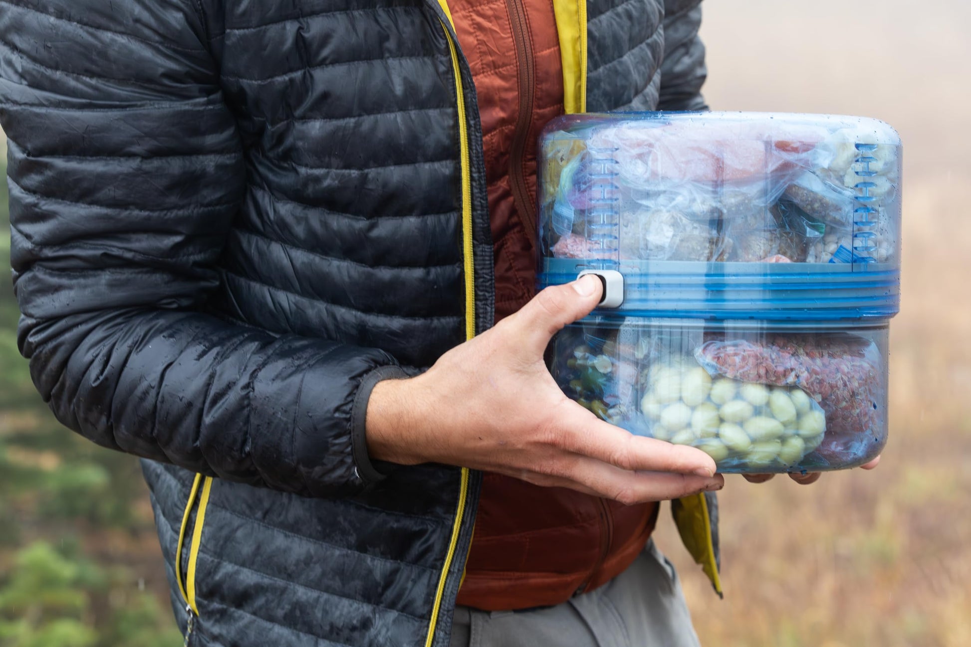 BearVault BV ONE Adjustable Bear Canister for Backpacking and Camping, Expandable & Collapsible