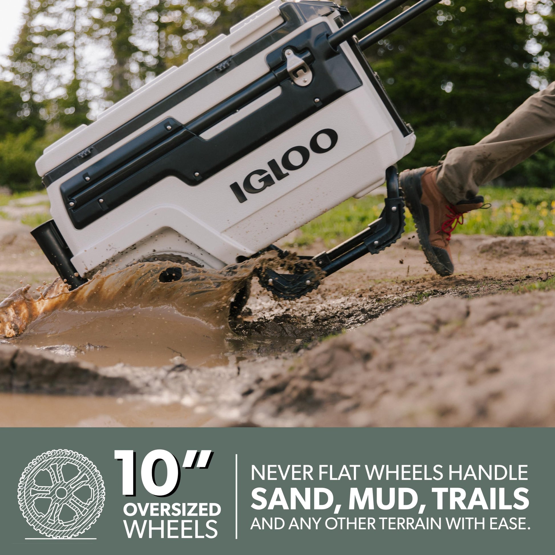 Igloo Trailmate Journey 70 Qt Cooler, Carbonite