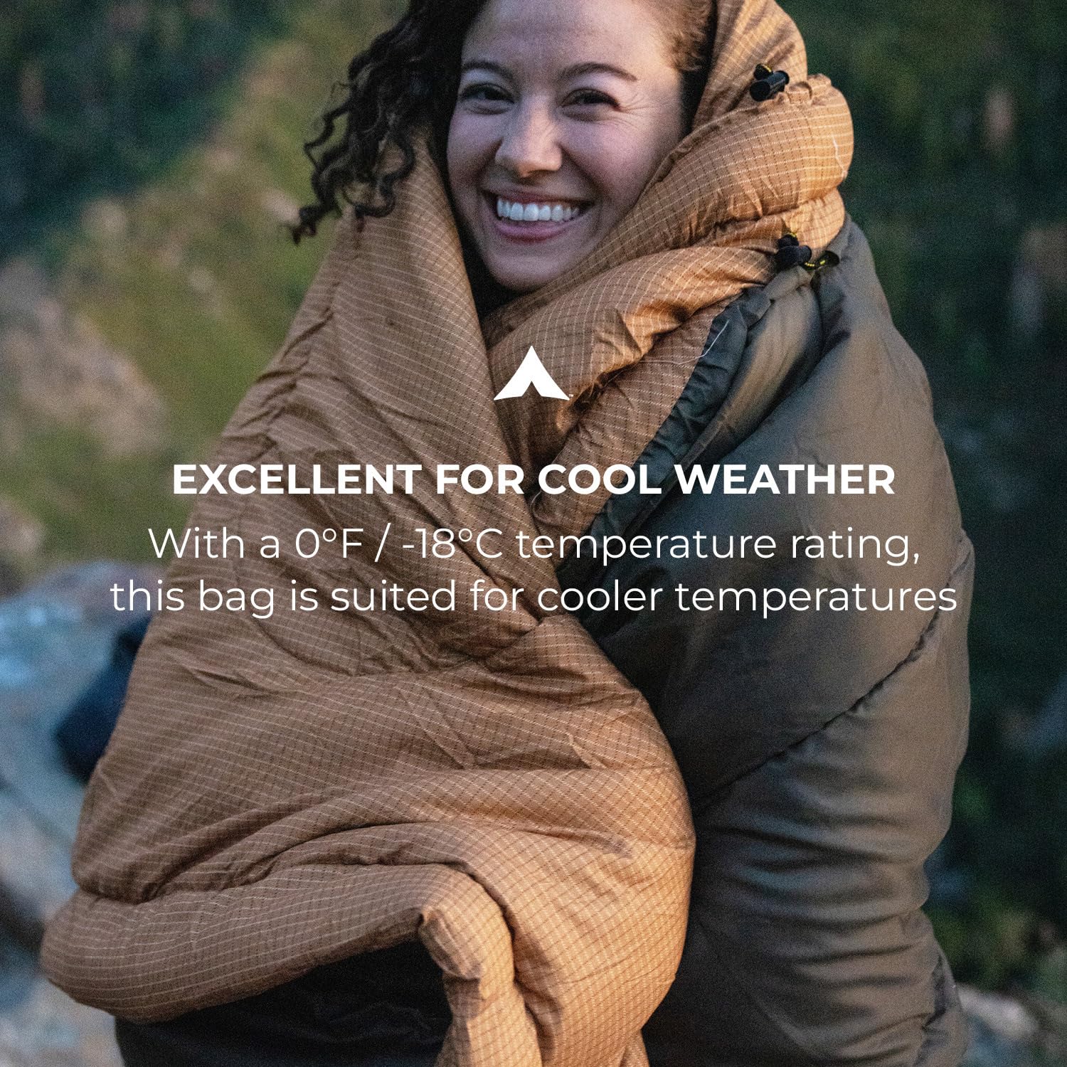 Teton Celsius Regular, 0 Degree Sleeping Bag, All Weather Bag for Adults and Kids Camping Made Easy