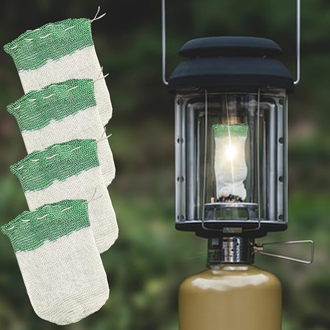10 Pack U-Shaped Lantern Mantles,Propane Lantern Mantle,Upgrade Camping Lamp Mantle,Gas Lamp Mantles Perfect for Outdoor Camping Fueled Lighting