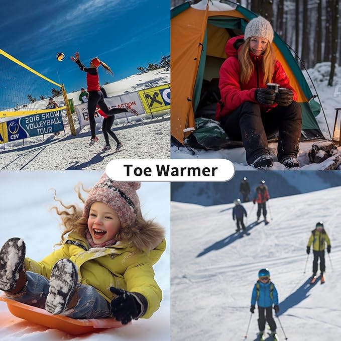 Toes Warmer - 80 Count - Up to 10 Hours of Heat Foot, Air Activated, Feet Warmers Disposable