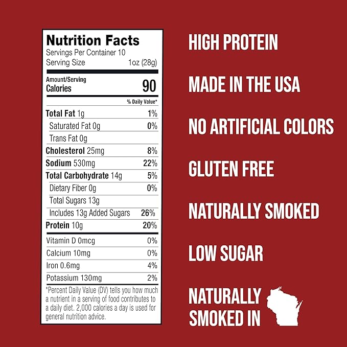 Wenzel's Farm Beef Jerky Variety Pack - Includes Original, Teriyaki, and Peppered Beef Jerky - Naturally Smoked - No MSG - No Artificial Colors, Gluten Free - Pack of 3, 3 Oz Bags