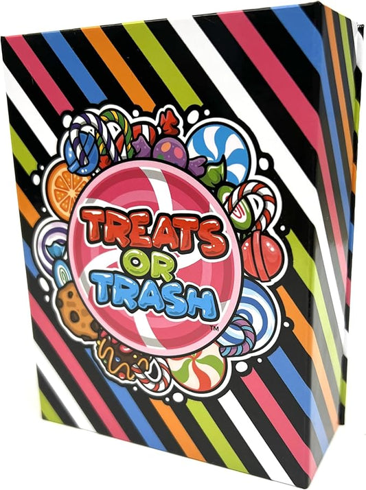 Treats or Trash - Captivating Card Game for Kids & Families - Gather Your Treats and Dodge The Trash! 2-4 Players | Ages 4+ | Mom's Choice Awards Winner | from PBN'J Games