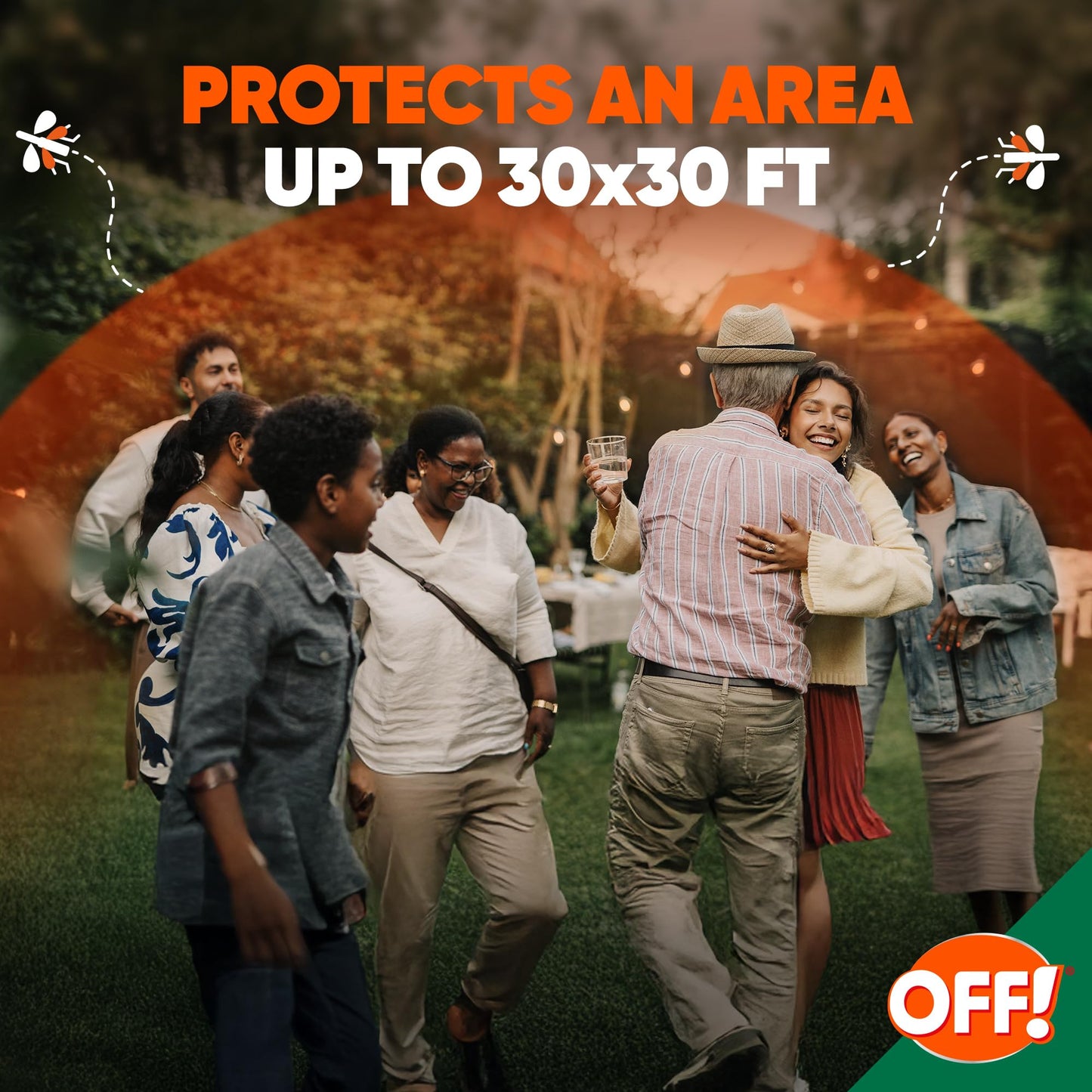 OFF! Outdoor Insect and Mosquito Repellent Fogger Backyard Pretreat Kills and Repels Insects up to