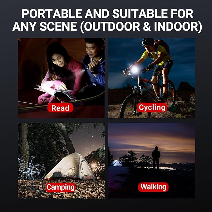 NEXTORCH LED Flashlight 1400 Lumens, Powerful Emergency Rechargeable Mini Compact Bright Flashlight with 4 Modes & Strobe Function for Outdoor and Indoor Use (4Tool ED10)