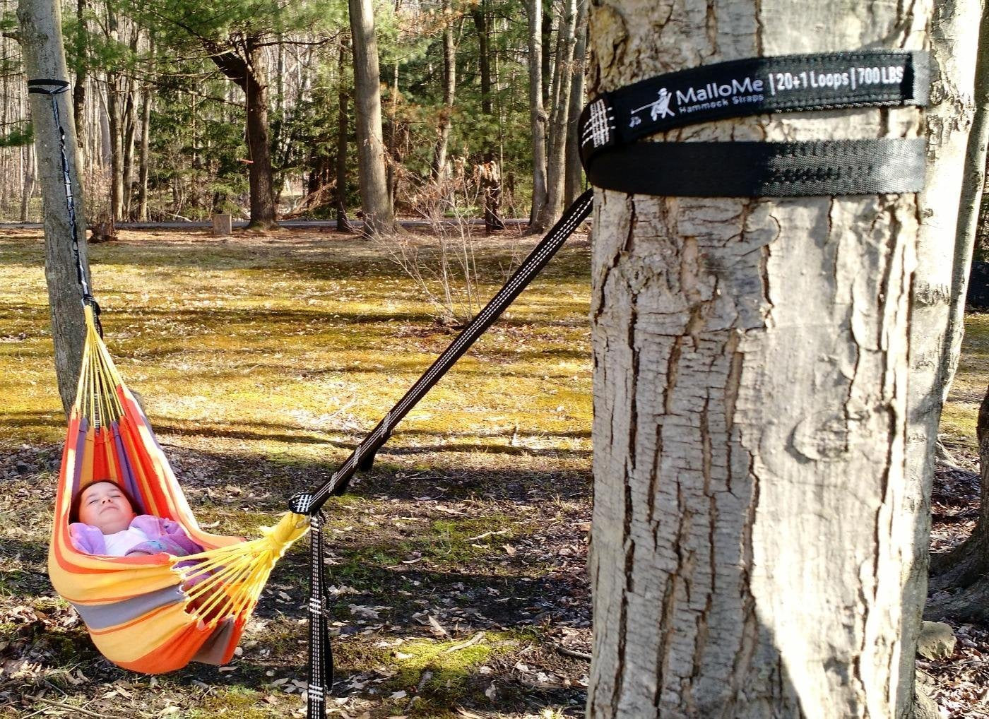 MalloMe Hammock Straps for Trees - Swing Straps - Multi-Purpose Hanging Kit, Heavy Duty Adjustable