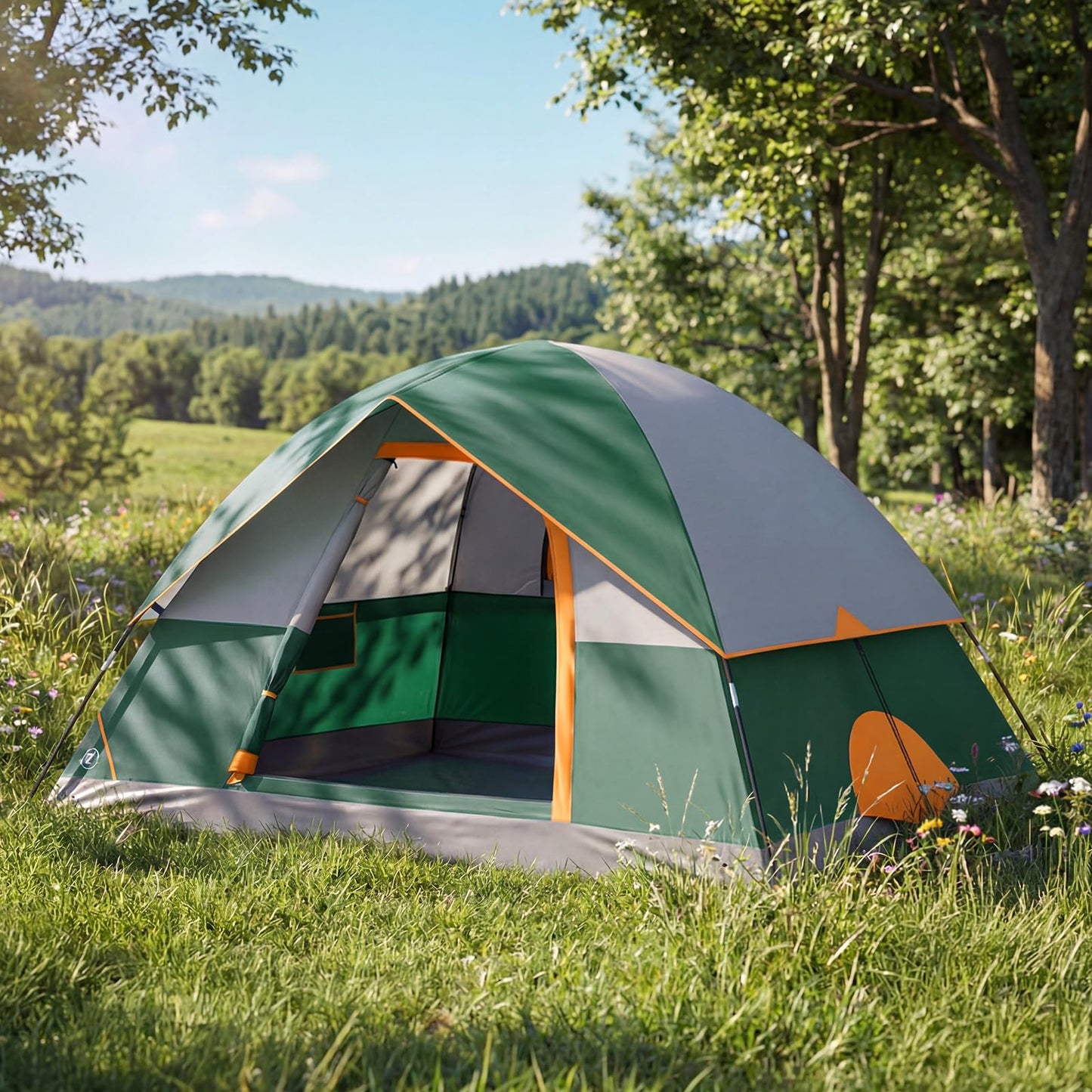 OLIXIS Camping Tent 2 Person, Tent for Camping, Fast Setup, Compact Carry