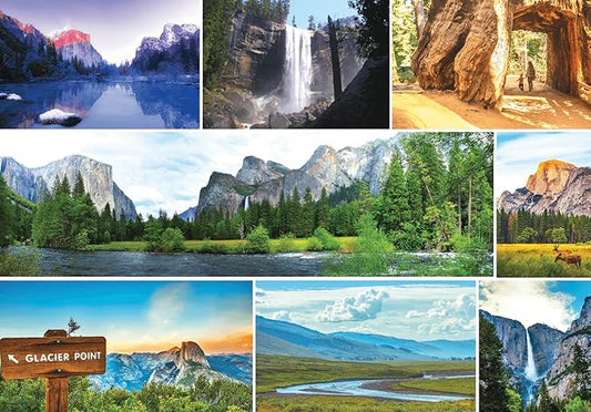 Better Me Yosemite National Park 1000-Piece Puzzle - USA Jigsaw Puzzle Featuring El Capitan, Half Dome, Yosemite Falls & More, for National Park Lovers (1000 Pieces)