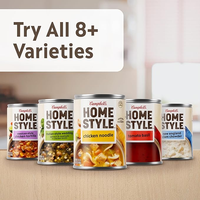 Campbell?™s Homestyle Italian-Style Chicken Soup With Turkey Meatballs, 16.1 oz Can (Pack of 12)
