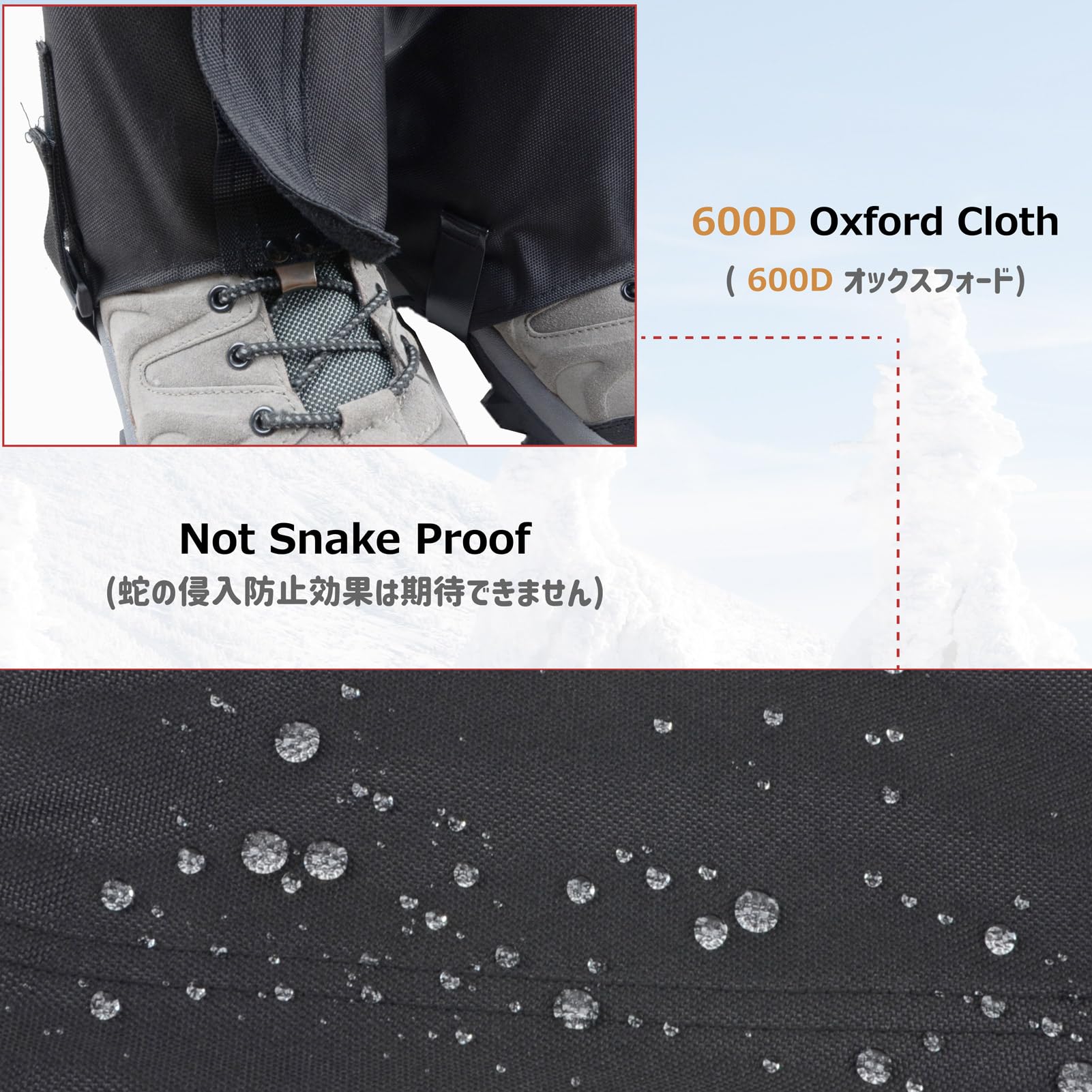 Azarxis Hiking Gaiters for Outdoor Camping Running Walking Backpacking Women Men Ankle Leg Guard