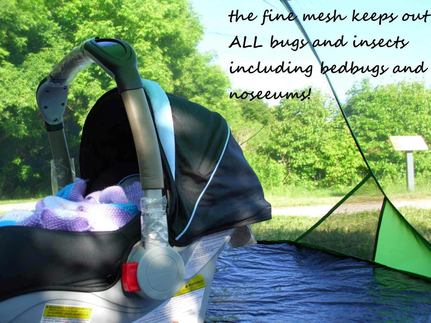 SANSBUG Screen Tent (Instant Pop up, Strong No-See-um Mesh, Durable Tarp Floor)