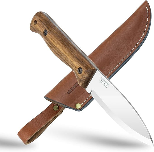 BPSKNIVES B1 CSH - Fixed Blade Outdoor Bushcraft Knife - Carbon Steel Perfect Camping Knife Tactical Knives - Bushcraft Camping EDC Hunting Knives Survival