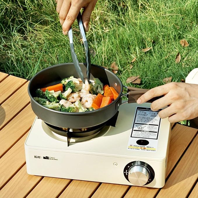 3Pcs Camping Cooking Set Lightweight Outdoor Mess Kit for Hiking and Picnics