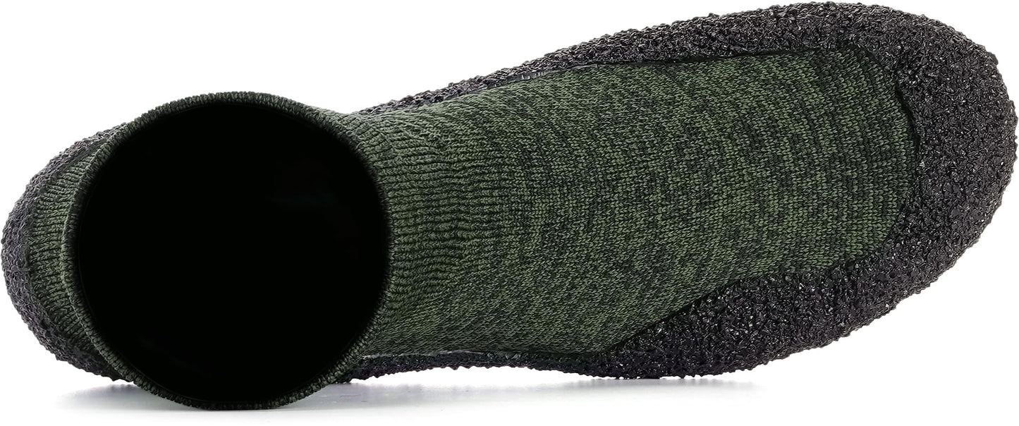 Joomra Womens Barefoot Sock Shoes Mens Minimal Water Footwear W10/M9 Green