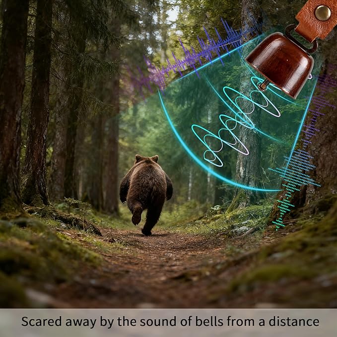 Rechargeable Bear Horn with 130dB Loud Alarm & LED Strobe Light – Ultra-Lightweight Personal Safety Horn for Hiking, Camping, Wildlife Protection ,Bear-Protection（White）